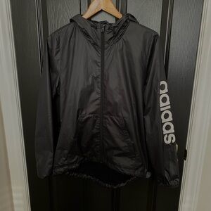 Adidas Black Rain Jacket